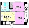 サンフラット5階5.6万円