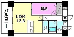いよてつロフティ立花 1LDKの間取図画像