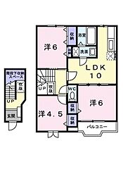 カシオペアB 3LDKの間取図画像