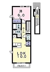 アイ・ビーコートC 1LDKの間取図画像