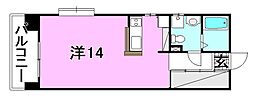 ブラッサム・ユー ワンルームの間取図画像