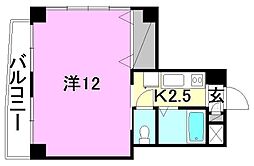 グリーンアート紅葉町 1Kの間取図画像