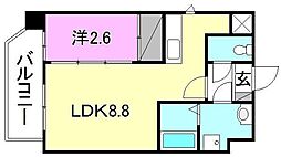 GRACETroisi'eme 1LDKの間取図画像