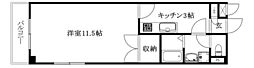 グリーンハイツ姫原 1Kの間取図画像