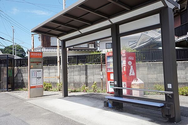 画像9:津田団地前 バス停