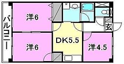 間取図画像 3DK