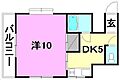 ヴィラ花みずき4階4.1万円