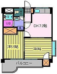 間取図画像 2DK