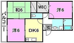 間取図画像 3DK