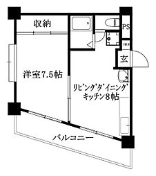 間取図画像 1DK