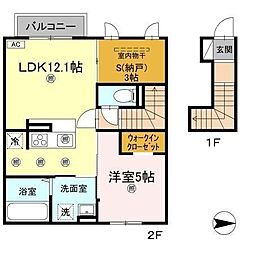 間取図画像 1SLDK