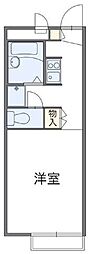 レオパレスグランシア 1Kの間取図画像