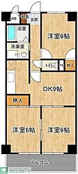 クリエイト村田 3LDKの間取図画像