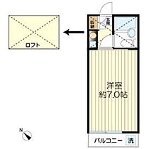 ジュネス読売ランド 202 ｜ 神奈川県川崎市多摩区西生田４丁目（賃貸アパート1K・2階・16.32㎡） その2