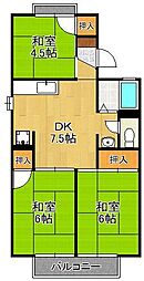 ボンセジュール企救丘　Ａ棟 2階