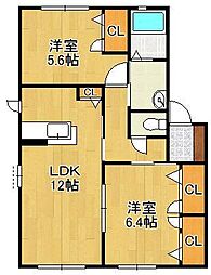 咲ら小路II　Ｃ棟 2階