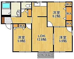 物件の間取り