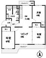 狭山グリーンハイツ14号棟4階290万円