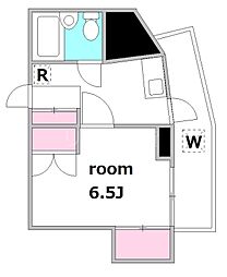 ペーブメント久が原 2階1DKの間取り