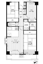 ステラメゾン大森 4階3LDKの間取り