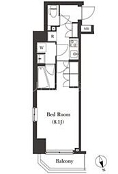 arkmark大森西(アークマークオオモリニシ) 3階1Kの間取り