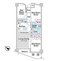 COMFORIA上池台 3LDKの間取図画像