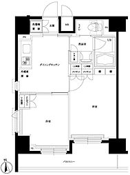 ルーブル羽田西 2DKの間取図画像