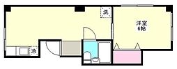 第一フェリースコーポ 1DKの間取図画像