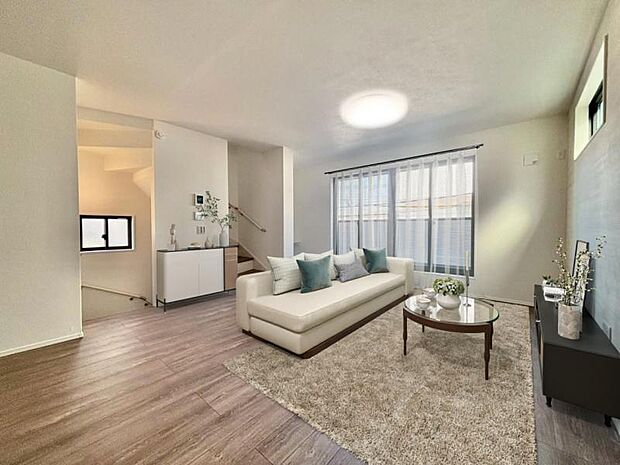 （配置してある家具はCGによるイメージです。）お気に入りのソファで一日ゆったりとくつろぐ時間を最優先にする。寝る前のひととき、柔らかな光の下で画集を開きながら静かなときを過ごしたい。そんな自分スタイル