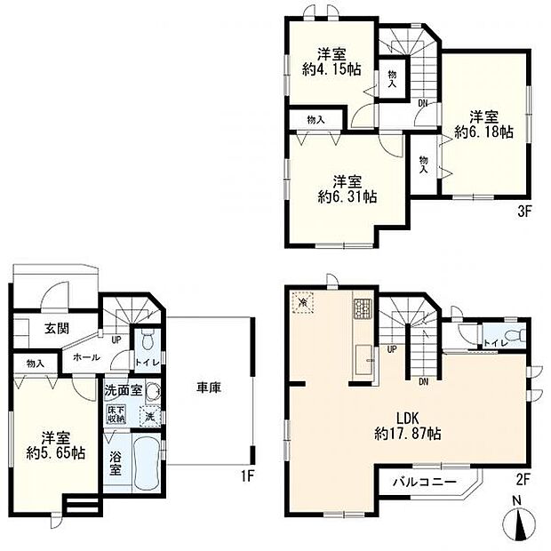 3号棟　4ＬＤＫ