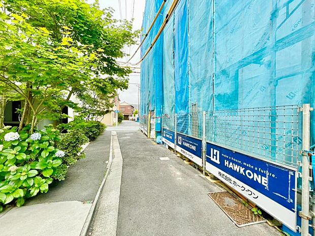 車通りが少なく、静かで安心して暮らせる環境です。