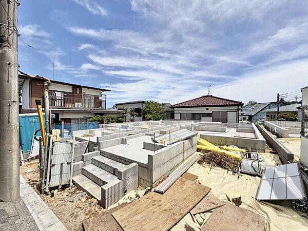 完成前の状態をご覧頂くことで、隣接した環境をしっかりとご確認頂けます。