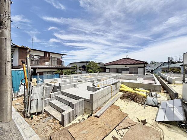 完成前の状態をご覧頂くことで、隣接した環境をしっかりとご確認頂けます。