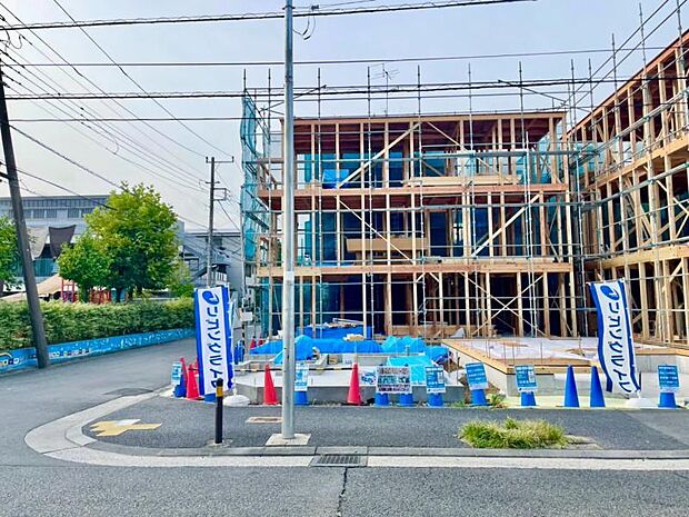 B号棟 外観写真 8月9日撮影