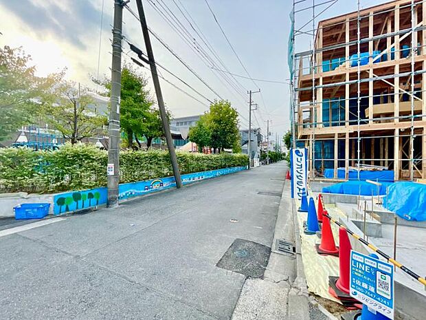 前面道路 8月9日撮影