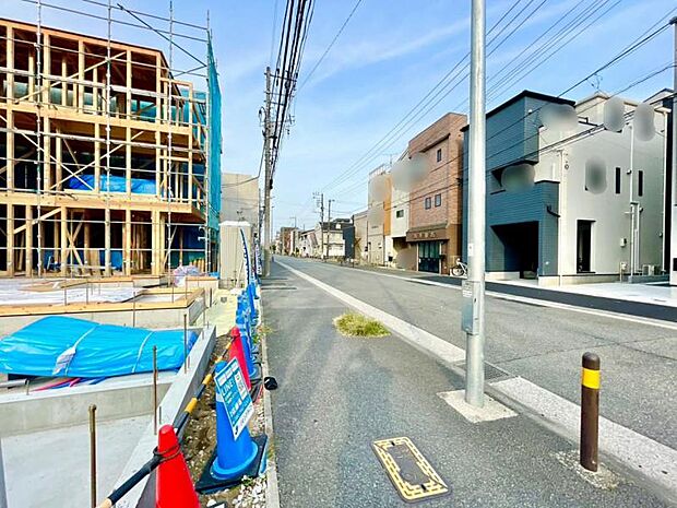 前面道路 8月9日撮影