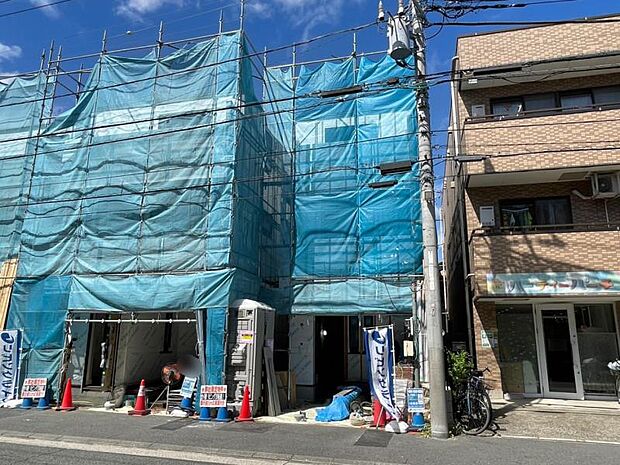 D号棟 外観写真 8月9日撮影