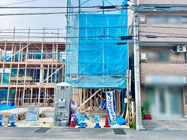 D号棟 外観写真 8月9日撮影
