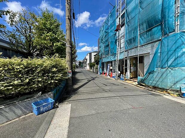 前面道路 8月9日撮影