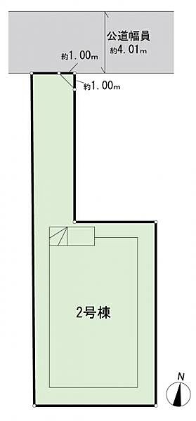 陽当たり良好な南向きの区画です。