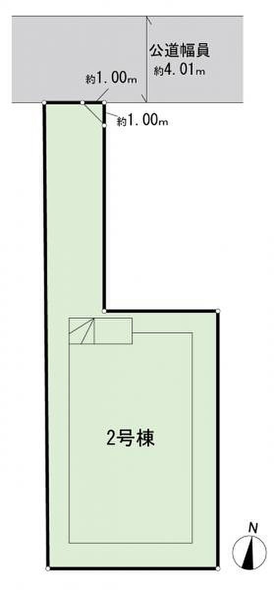 陽当たり良好な南向きの区画です。