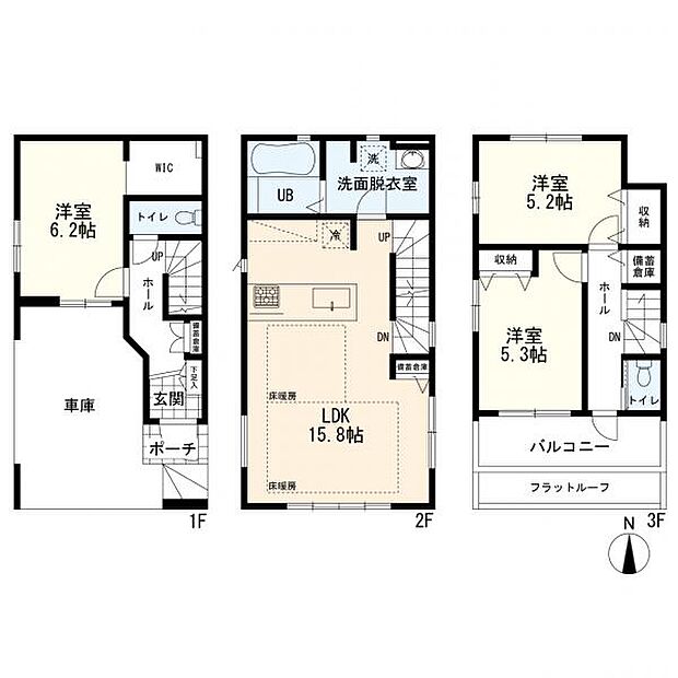 2号棟　3LDK