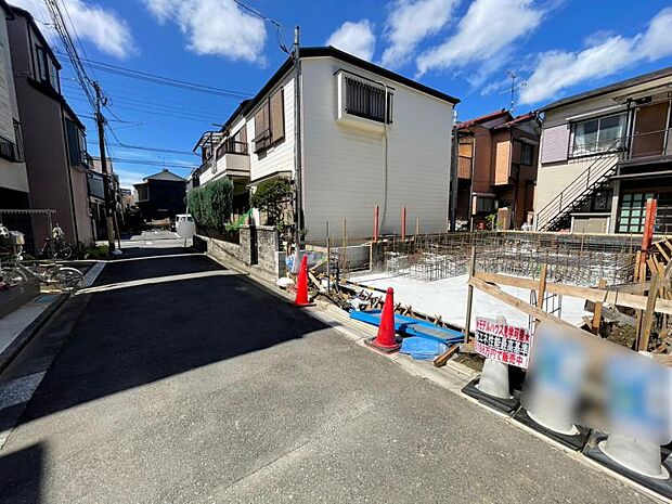 ただいま建築中。完成後の暮らしをイメージしながらご見学いただけます。