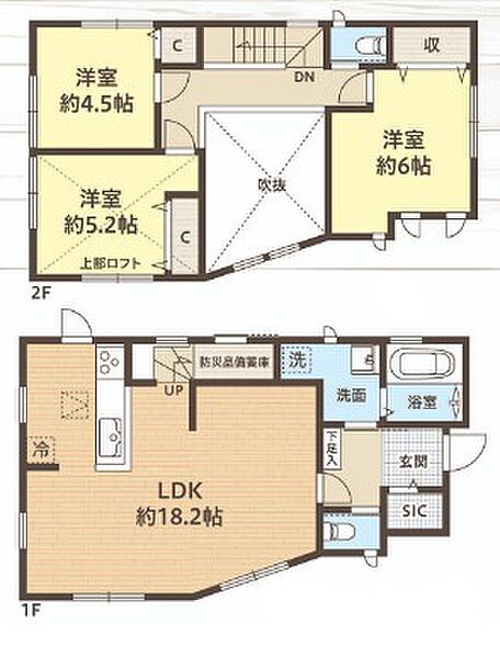間取りを拡大表示