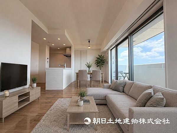 【リビング】家族との時間、自分の時間を大切にできる空間はここにあります。ご家族だんらんの時間をどうぞ！※家具はイメージです。
