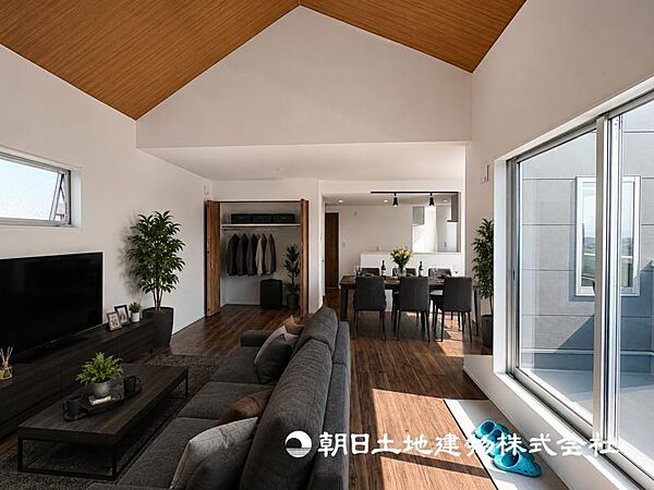 【リビング】大切なご家族が集まるからＬＤＫはこだわりたいです！オシャレなリビングでゆったりと※家具等はイメージです。