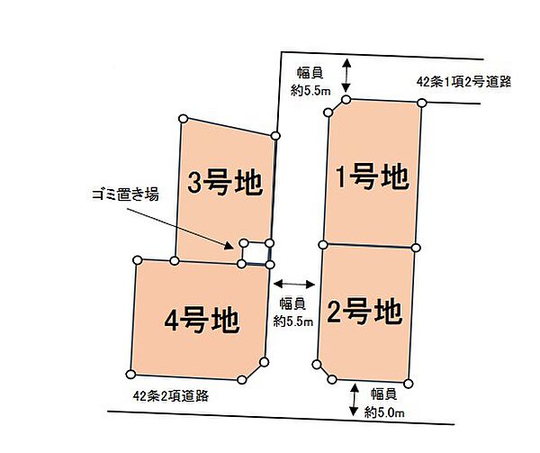 【区画図】予算と家族の希望条件の取りこぼしのないよう私たちが全力でサポートします