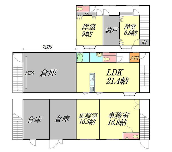 倉庫、はなれ部分