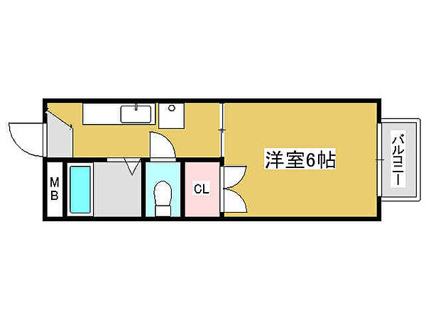 兵庫県高砂市米田町米田(賃貸アパート1K・1階・21.54㎡)の写真 その3