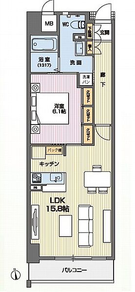 同じ建物の物件間取り写真 - ID:228049967107